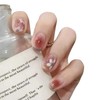 ncip11 False Nail Tip, Short False Nail Tip, Cute, Plain,
