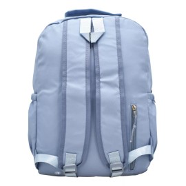 Lluvia Mochila Gin Juan Hur Fuliro Lisa Azul Pastel Primaria Ll23bjy009 Lluvia Diseño De La Tela Liso