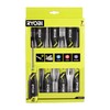 Ryobi RHSDS7PC Magnetic Screwdriver Set (7 Pieces), Green