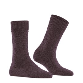 Burlington Argyle Boot Socks Wool, Red (Bordo Melange 8279)