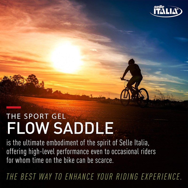 Selle Italia Sport Gel Flow Fec-Alloy Saddles - Black, Size