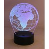 Dependable Industries 3D World Globe LED Light 7 Color Changing