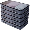 AMJ Underbed Storage Bags Large, with Clear Window and 3