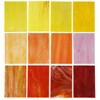 Lanyani 10 Sheets Variety Stained Glass Sheets Pack, 4 x