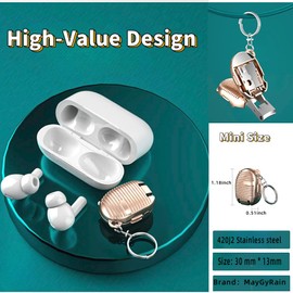 Mini Nail Clippers with Keychain Portable Ultra Sharp Mini Size Creative Gift Luggage Backpack Accessories Wide Jaw Opening Nail Cutters for Baby Seniors Women Men (Grey)