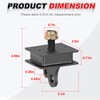 Bottom and Top Engine Mount Rubber Damper Kit Compatible with