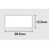 handorabera- uno1 W Standard Label, 10 Rolls Design: Tax Included/Weak