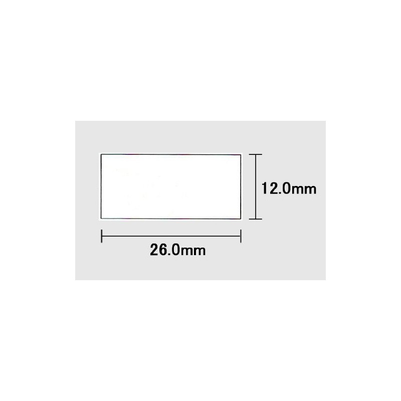 handorabera- uno1 W Standard Label, 10 Rolls Design: Tax Included/Weak
