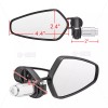 CB Motorcycle Handle Bar End Rear View Mirrors For Ducati