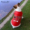 Parisian Pet Dog Tshirt - Embroidered “ WTF (Where’s The