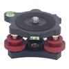 Tripod Leveling Base, Tripod Head Leveling Base Camera Leveler, Aluminum