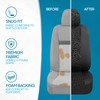 BDK Black Leopard Car Seat Covers for Front Seats, Animal