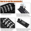 Combination Door Security Slide Latch Lock,Chumiug® High Security Digit Pin