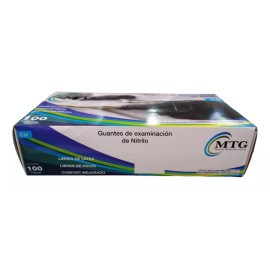 MTG Guante De Examinación De Nitrilo Negro