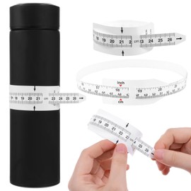 2 Pack Tumbler Measuring Tape Circumference Measuring Ruler Sublimation Blanks Measure Body Measure Tape for Accurately Measure(2 Type)