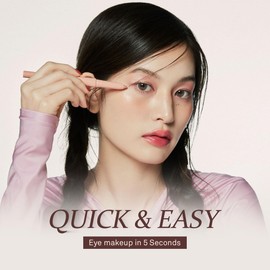 HINCE New Depth Dual Color Stick 04 Cool Shade Liner - Dual Highlighter & Contouring Stick, Aegyosal Makeup, Under Eye Highlighter, Quick & Easy Eye Makeup