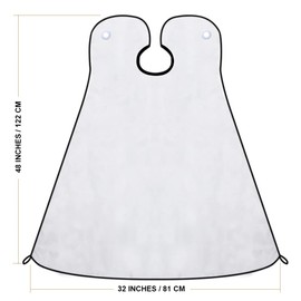 Beard Shaving Catcher Bib - The Smart Way to Shave - Beard Trimming Apron & Shaving Cape - Perfect Grooming Gift or Men's Birthday Gift - by Mobi Lock