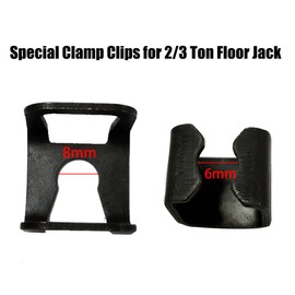 6PCS Floor Jack Spare Parts for 2 Ton Horizontal Car Floor Jack Hoop Claw clamp Clips