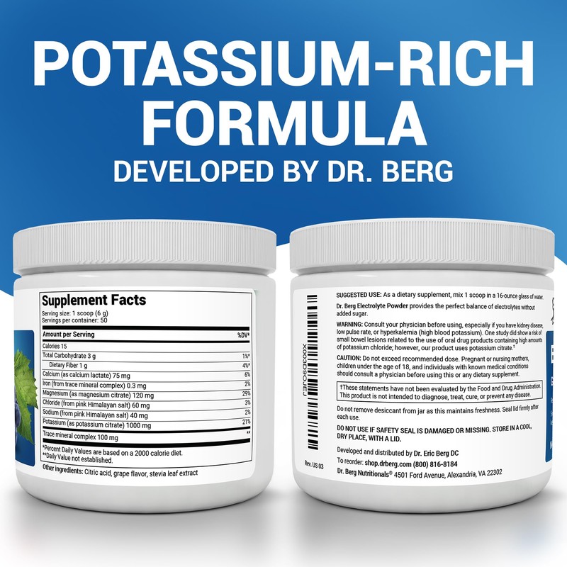 Dr. Berg Zero Sugar Hydration Keto Electrolyte Powder - Enhanced