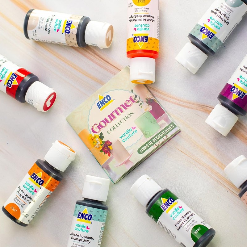 KIT GOURMET 9 COLORES GEL 40 GRS ENCO PT-920009