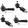 BOXI (Set of 4) 2x Front Outer Tie Rod Ends