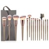 YPYMOD 15-Piece Makeup Brush Set, Professional Make-Up Brush Set, Highlights,