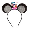 Widmann 86866 Mouse Ears with Silver Rhinestones Headband Theme Party