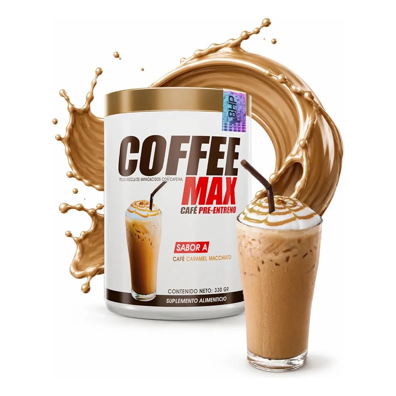 Bhp Coffee Max Cafe Pre-entreno 30 Serv Sabor CARAMEL MACCIATO