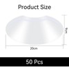 50Pcs Disposable Plastic Eye Shields - for Microblading, Permanent Makeup,