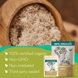 Super Value Pack 5 LB - Marshmallow Root Tea - Throat, Gut Lining, Digestion Support - Antioxidant Properties