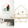 PunchFree Wall Storage Rack Wall Hanging Floating Shelf Bedroom Living