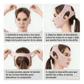 Banda Moldeadora Facial Anti Arrugas Papada Ultra Delgada