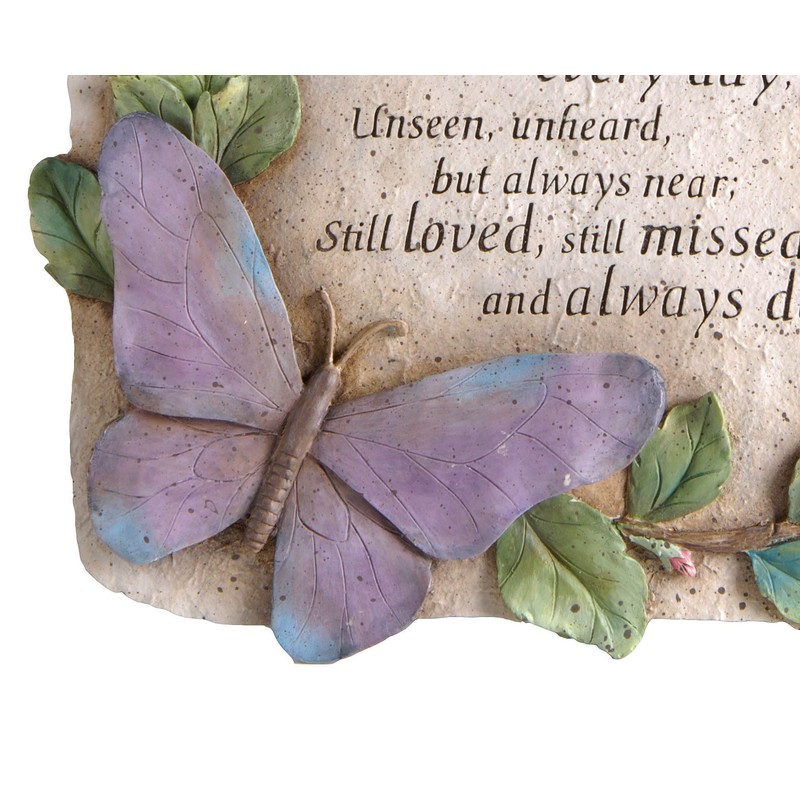 Evergreen Those We Love Don't Go Away Garden Memorial Stone