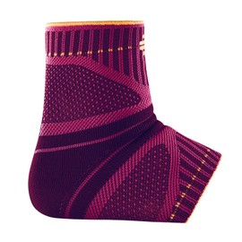 Bauerfeind Ankle Support Dynamic, Unisex Ankle Support Bandage for Sports such as Jogging, Football or Fitness, 1 x Ankle Support for Sensorimotor, pink, xl