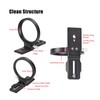 SUNWAYFOTO LS-75 75 mm Universal Swivel Cuff for DLSR Cameras,
