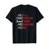 All Faster Than Dialing 911 Weapon Bullet Ammo Lover T-Shirt