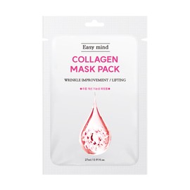Easy Mind Mask Pack Collagen Vitamin Tea Tree Aloe Hyaluron Mix 50 sheets (10 sheets each) 1 pack per day Face Pack Lifting Pack Moisture Pack Vegan / 이지마인드 마스크팩 콜라겐 비타민 티트리 알로에 히알루론 혼합 50매(각10매) 1일1팩 얼굴팩 리프팅팩 수분팩 비건