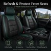 2-Piece Front Car Seat Cover Set – Artificial Leather Seat