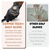 Copper Tech Men's Golf Gloves - Optimal Wrist Support with
