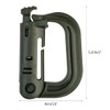 HOUSON Pack of 12 Carabiners, Molle Accessories D-shape Carabiner Plastic