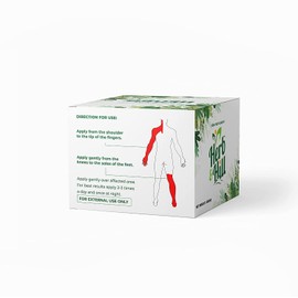Herb & Hill Neuro Cream | Ayurvedic cream for Better Circulation in Hands & Legs | Hand & Leg Massage Cream - 50 Gms