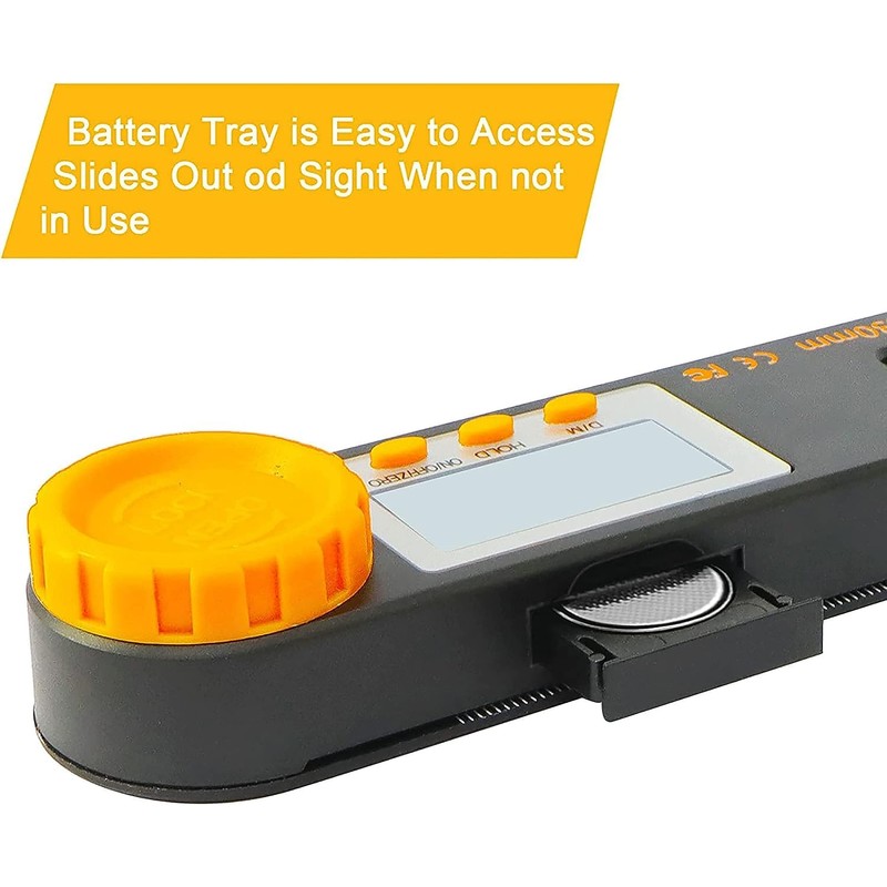 Rainyb Digital Angle Finder Tool 7inch 0-360 degree LCD Digital