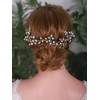 YERTTER - Diadema de cristal para boda, diseño de diamantes