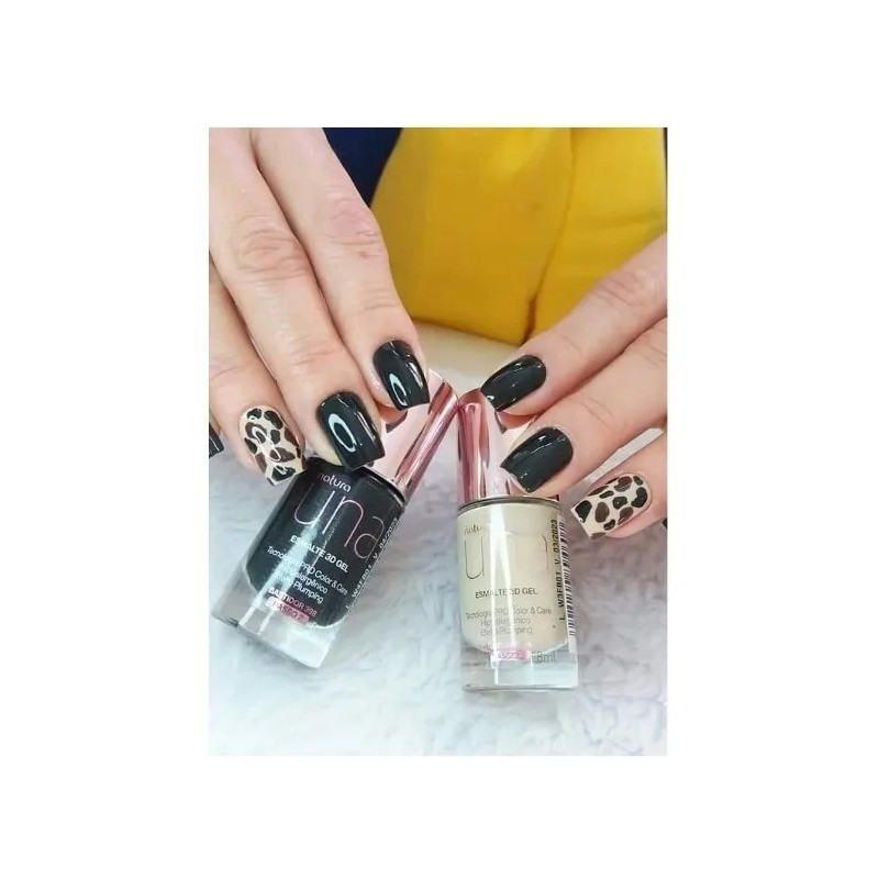 Esmalte 3d Gel Natura Una 10 Free Vegano Sin Luz