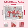 NAIMOER Christmas Gnomes Diamond Painting Kits for Adults, 5D Cardinal