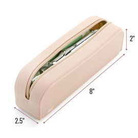 Mr. Pen Mr. Pen- Silicone Pencil Case, Malibu Dune Color Pencil Pouch, Pencil Case Small, Pencil Pouch Aesthetic, Silicone Pencil Pouch, Pencil Case Aesthetic, Pencil Bag, Pencil Pouch for Women, Makeup Pouch