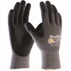 3 Pair MaxiFlex Ultimate nitrile foam palm coated work gloves,