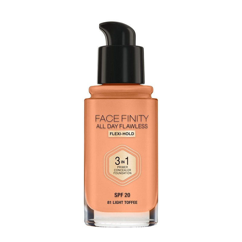 Max Factor Facefinity 3-in-1 All Day Flawless Liquid Foundation, SPF
