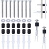 120 Pieces Pegboard Spacer Mounting Kit Pegboard Mounting Kit Board