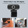 USB Webcam with Microphone, Wide Angle Webcam for Desktop, 4K
